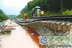 粤海铁路雷州至龙门水毁线路修复